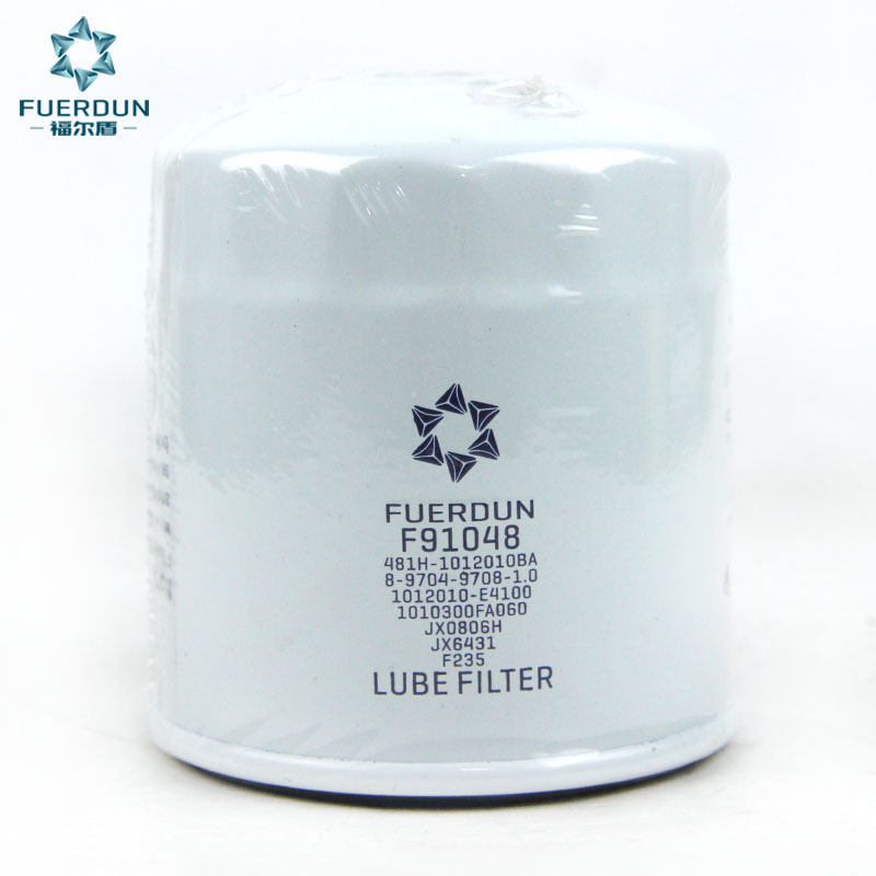 机油滤清器 F91048,481H-1012010BA,8-9704-9708-10,1012010-E4100,1010300FA060,JX0806H,JX6431,F235